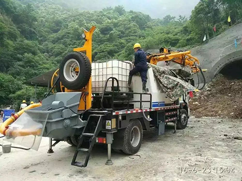 噴射混凝土機(jī)械手施工 噴射混凝土機(jī)械手施工